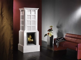 Warmluftofen als klassischer Kamin